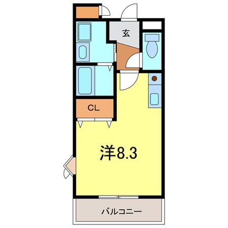 知立・イーストＯＮＥの物件間取画像